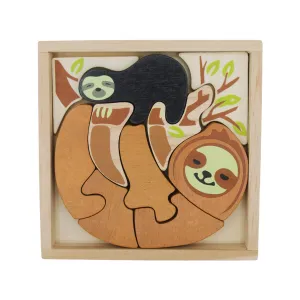 BeginAgain Sloth Family Puzzle