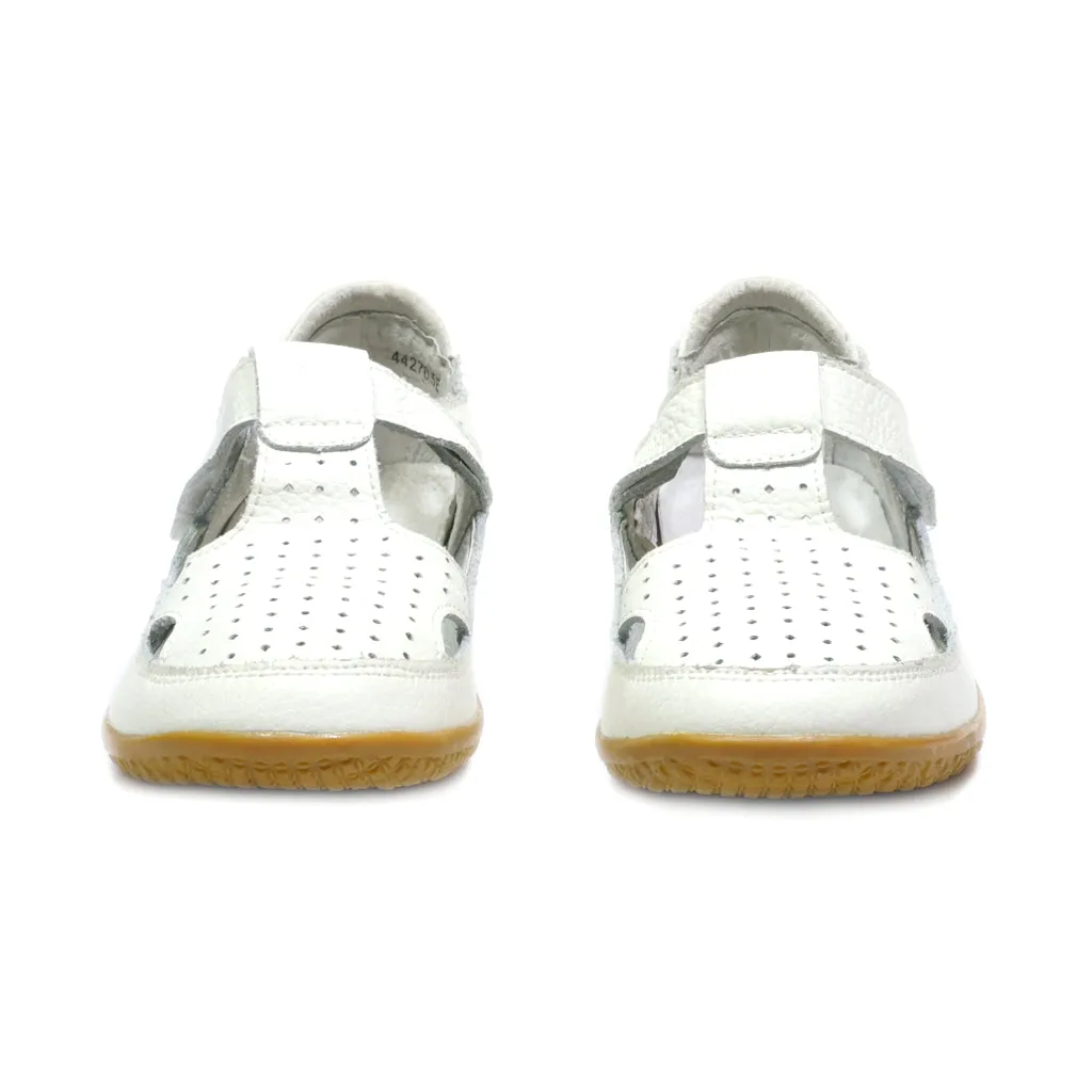 Damart Flat Shoes Leather Beige Colour For Women