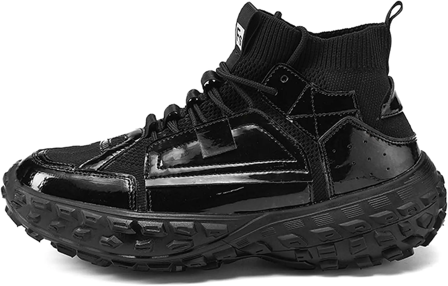 Men's Fashion Sneakers Thick Bottom Breathable Casual Walking Walking Shoes High Top Athletic Trainers Mesh Height Increasing Outdoor Hiking Travel Shoes