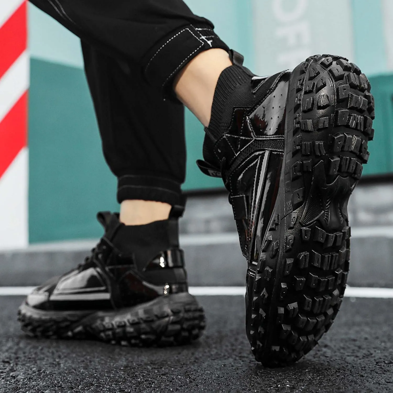 Men's Fashion Sneakers Thick Bottom Breathable Casual Walking Walking Shoes High Top Athletic Trainers Mesh Height Increasing Outdoor Hiking Travel Shoes