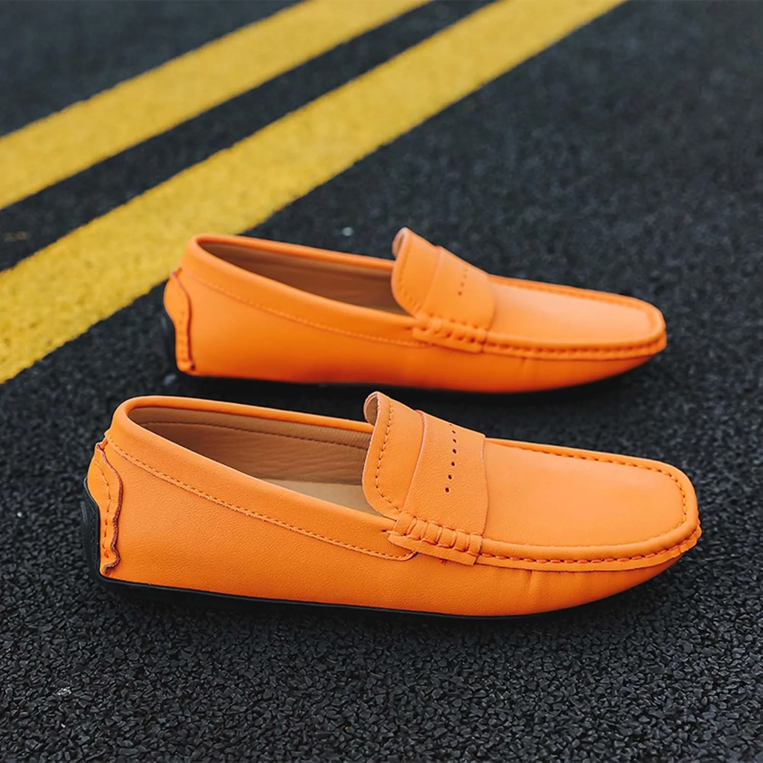 Men's Loafers-Comfortable Driving Shoes-Lightweight Casual Shoes-Non-Slip Walking Shoes-Outdoor Casual Walking Shoes-Fashion Sneakers-Large Men's Shoes-5-15 US Sizes