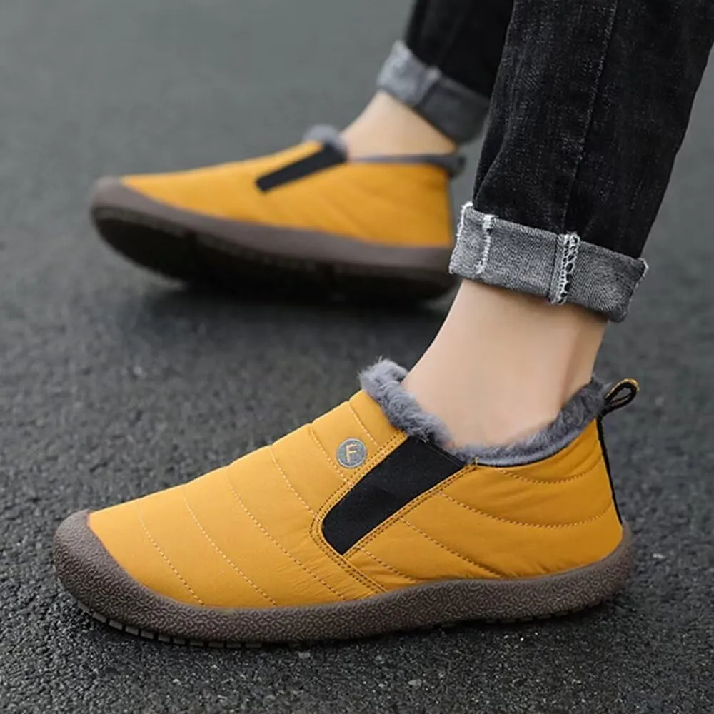 Stunner Women Winter Snow Boots Warm Fur Lined Ankle Boot Outdoor Slip On Waterproof Hiking Winter Shoes