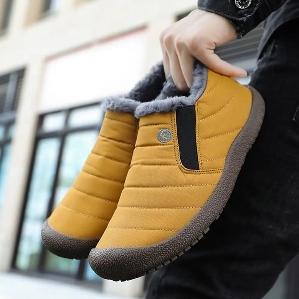Stunner Women Winter Snow Boots Warm Fur Lined Ankle Boot Outdoor Slip On Waterproof Hiking Winter Shoes