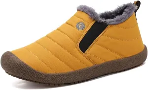 Stunner Women Winter Snow Boots Warm Fur Lined Ankle Boot Outdoor Slip On Waterproof Hiking Winter Shoes