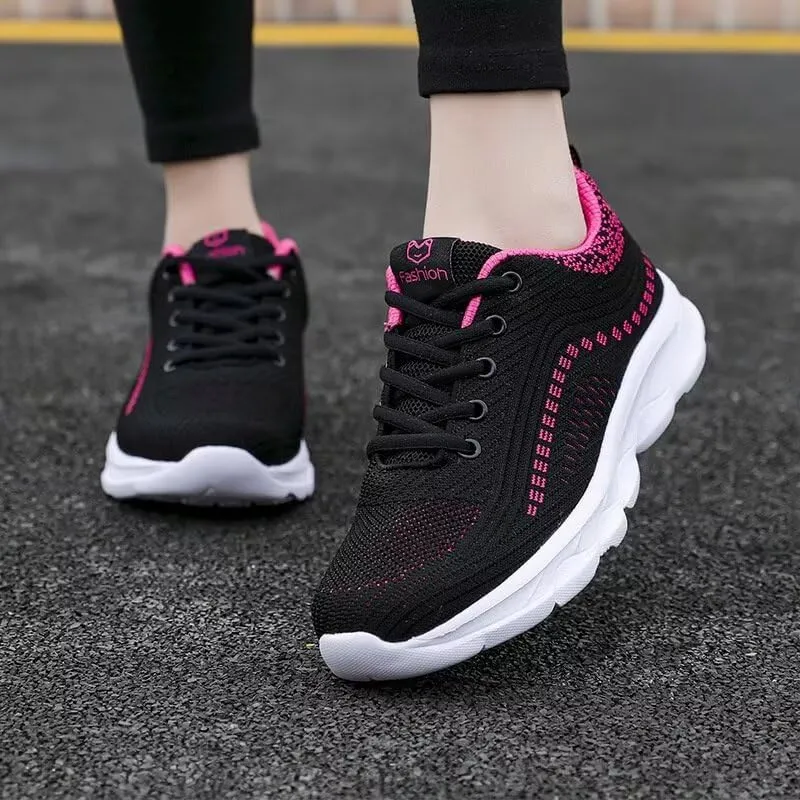 Women Fashion Breathable Casual Walking Sneakers for Running Sport