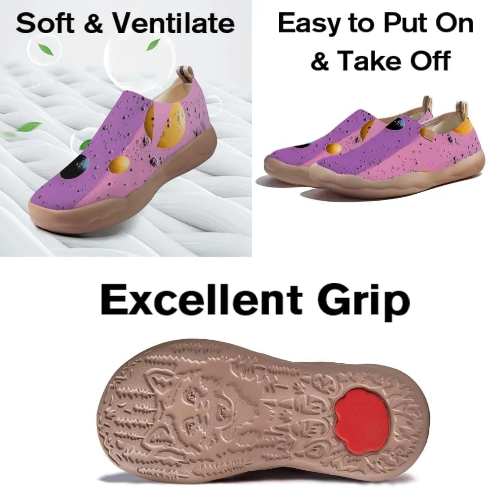 Women's Art Travel Shoes Slip-on Loafers Comfortable, Light and Fashionable Sneakers