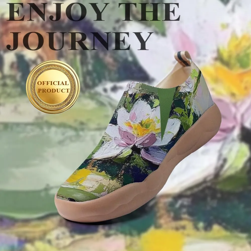 Women's Art Travel Shoes Slip-on Loafers Comfortable, Light and Fashionable Sneakers