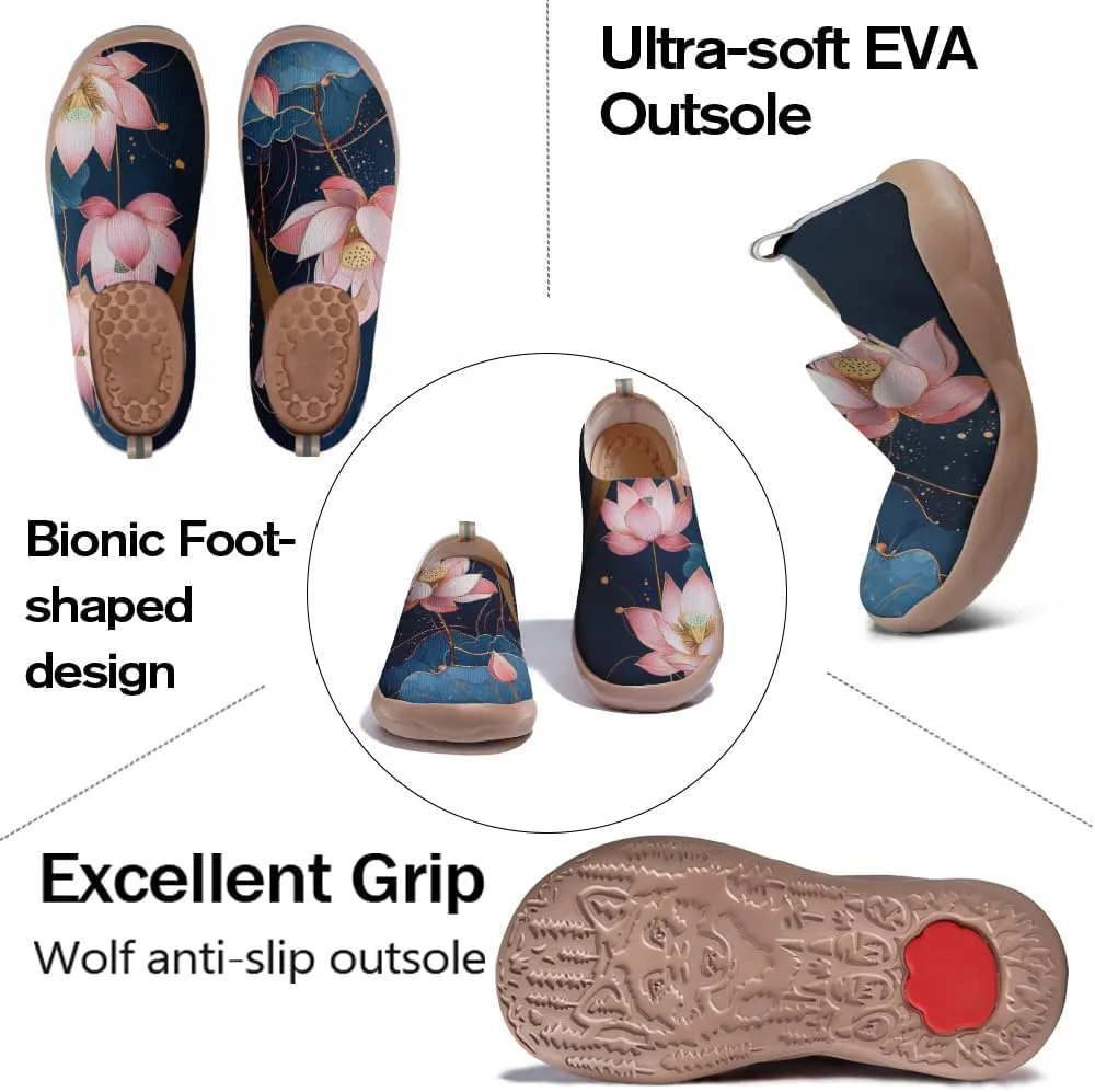 Women's Art Travel Shoes Slip-on Loafers Comfortable, Light and Fashionable Sneakers