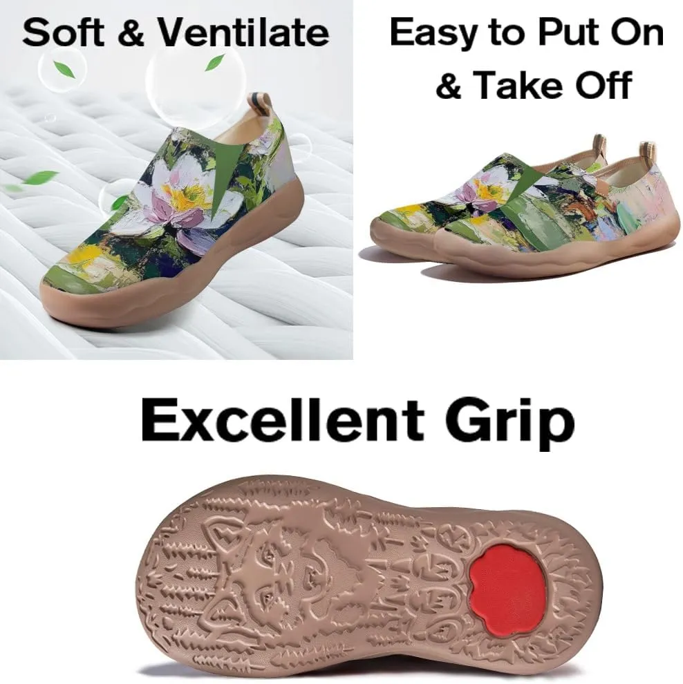Women's Art Travel Shoes Slip-on Loafers Comfortable, Light and Fashionable Sneakers