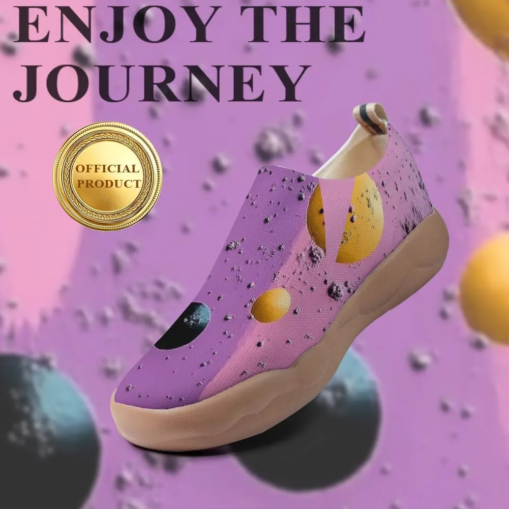 Women's Art Travel Shoes Slip-on Loafers Comfortable, Light and Fashionable Sneakers