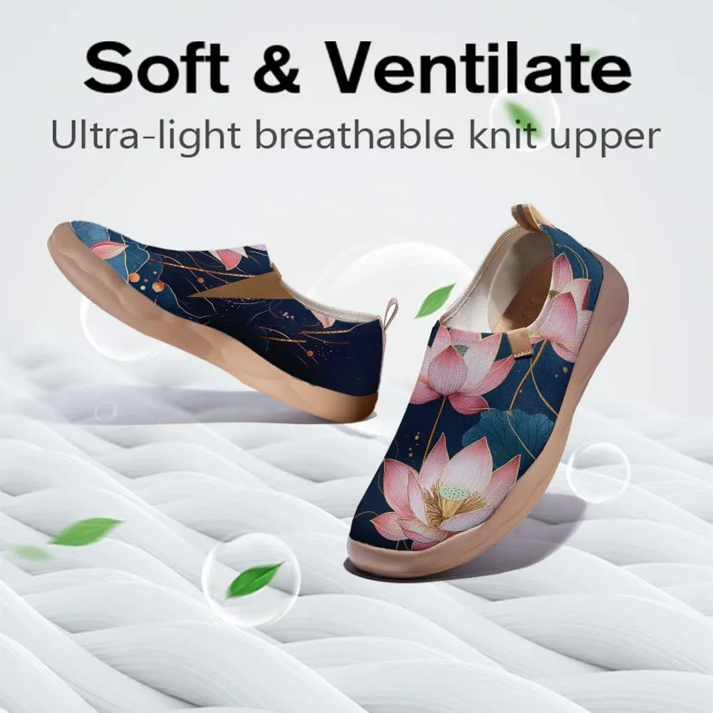 Women's Art Travel Shoes Slip-on Loafers Comfortable, Light and Fashionable Sneakers