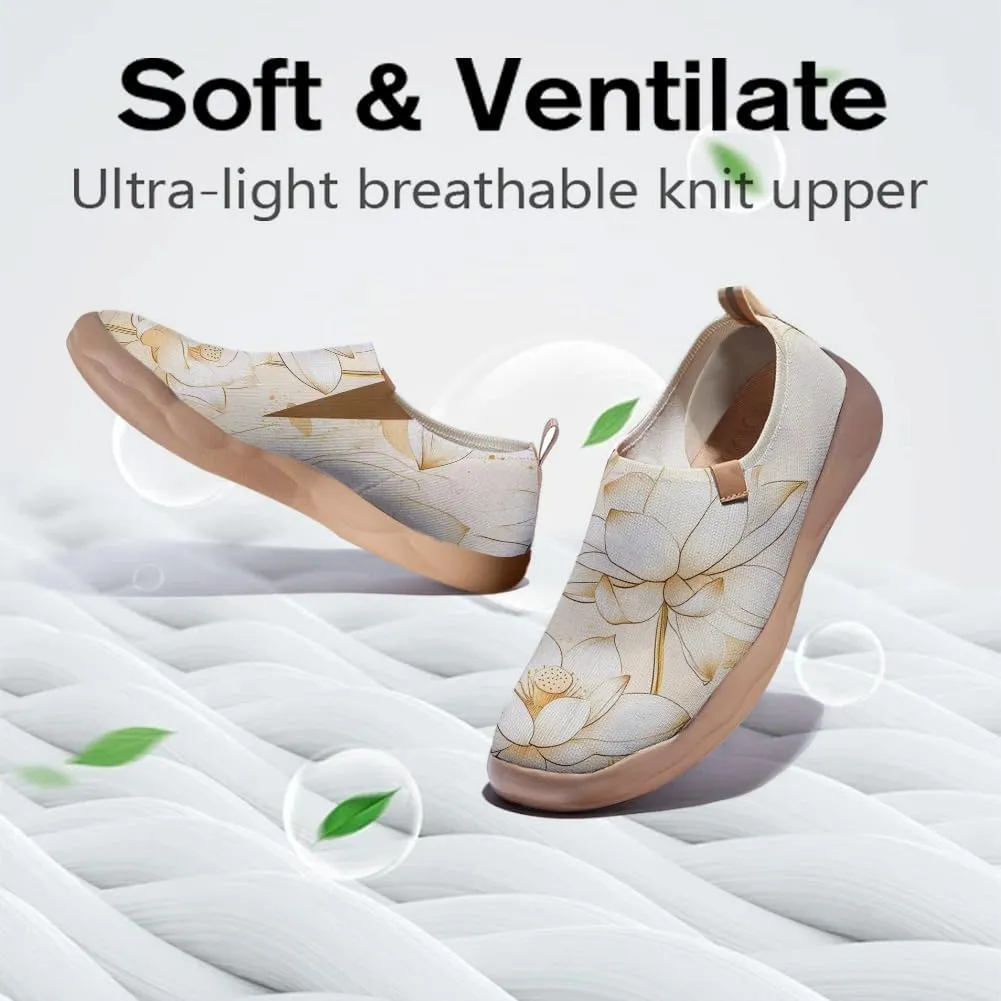 Women's Art Travel Shoes Slip-on Loafers Comfortable, Light and Fashionable Sneakers