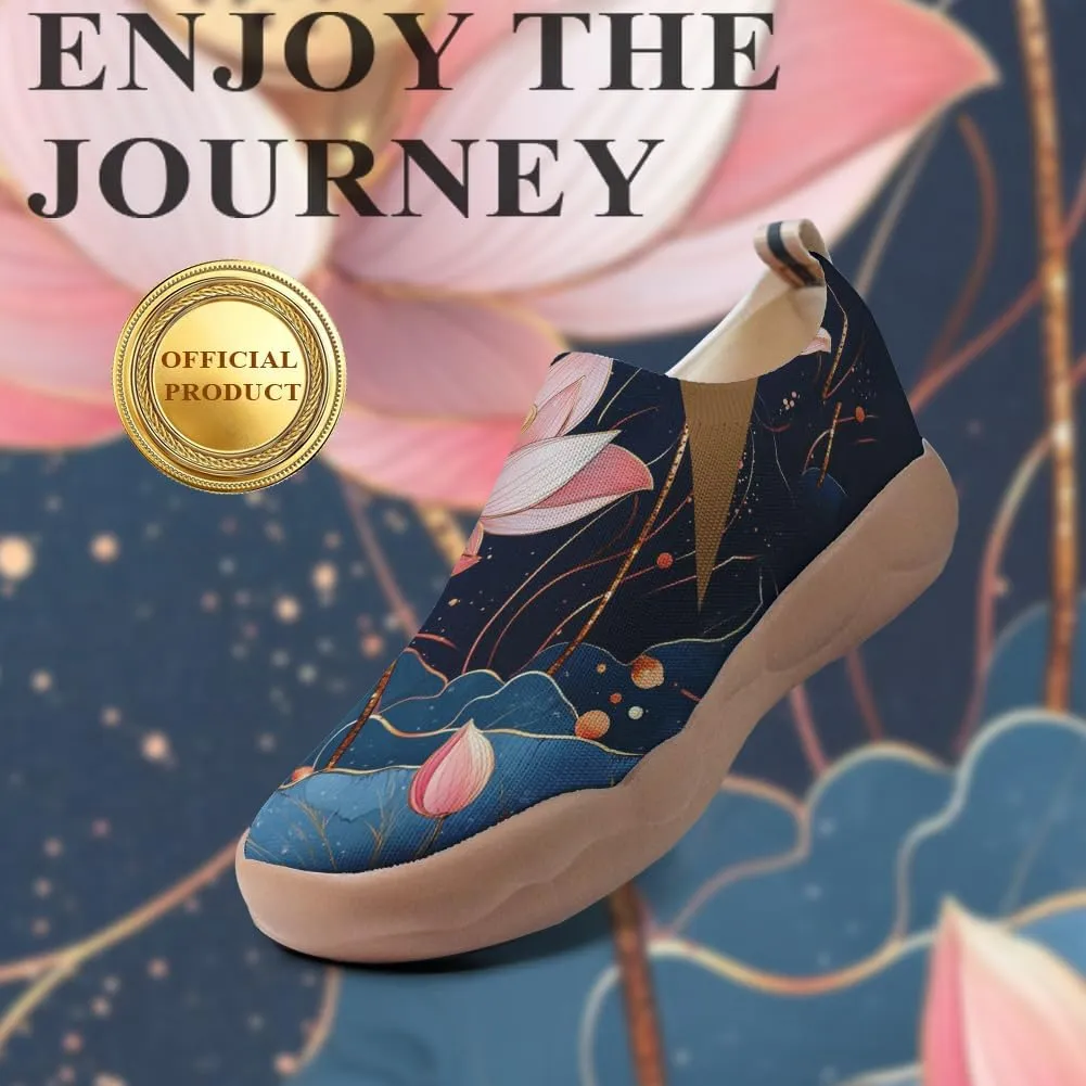 Women's Art Travel Shoes Slip-on Loafers Comfortable, Light and Fashionable Sneakers